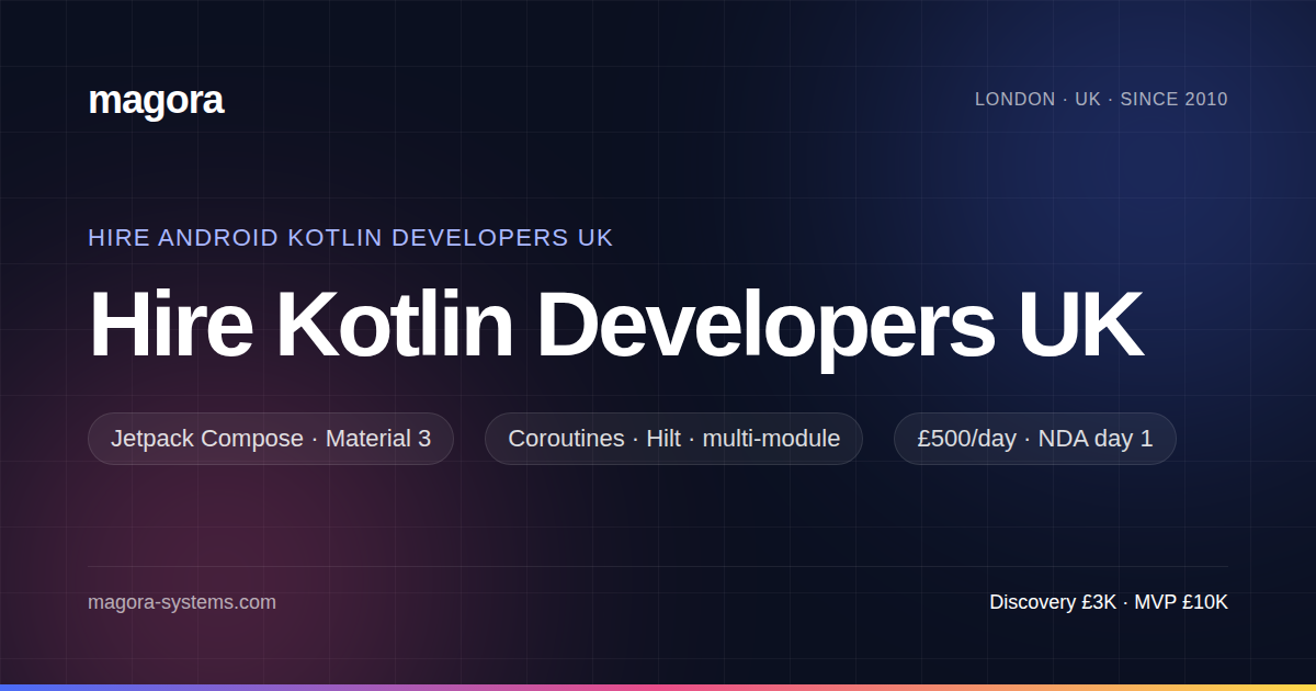 Hire Android Kotlin Developers in the UK | Jetpack Compose, Material 3 ...
