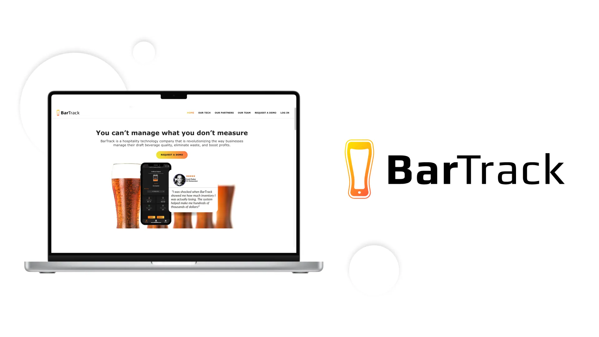 Magora IT company project: BarTrack