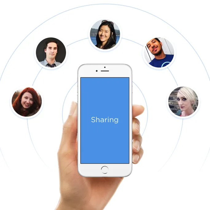 Social media sharing in apps