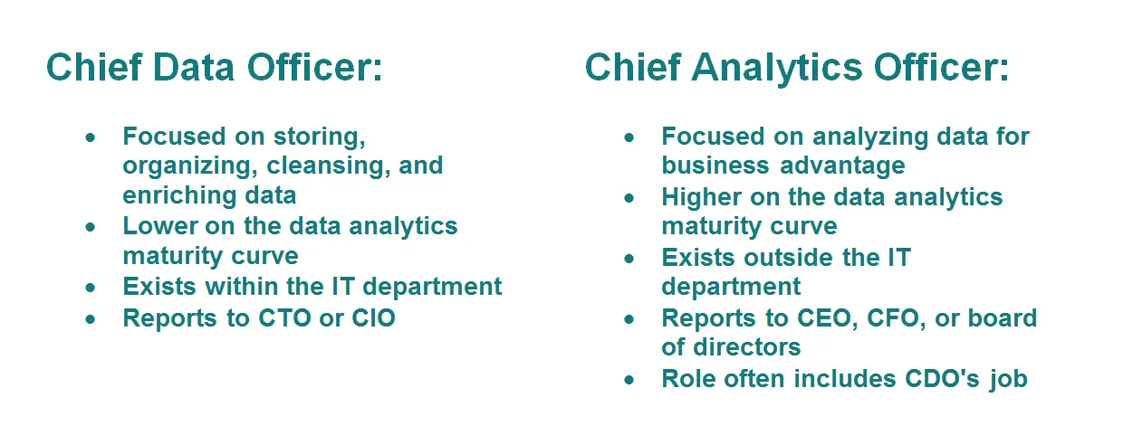Chief data officer oversees all asset management information and security issues