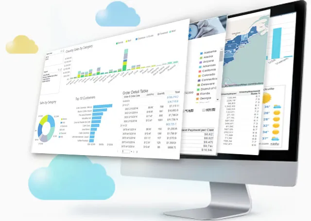 Interactive dashboard for real-time analysis