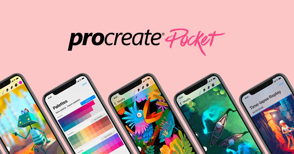 Procreate Pocket app