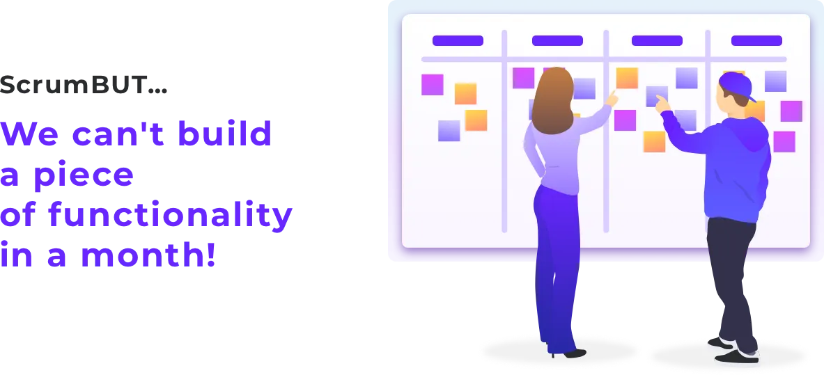 Scrumbut - how it's differ from Scrum: point2