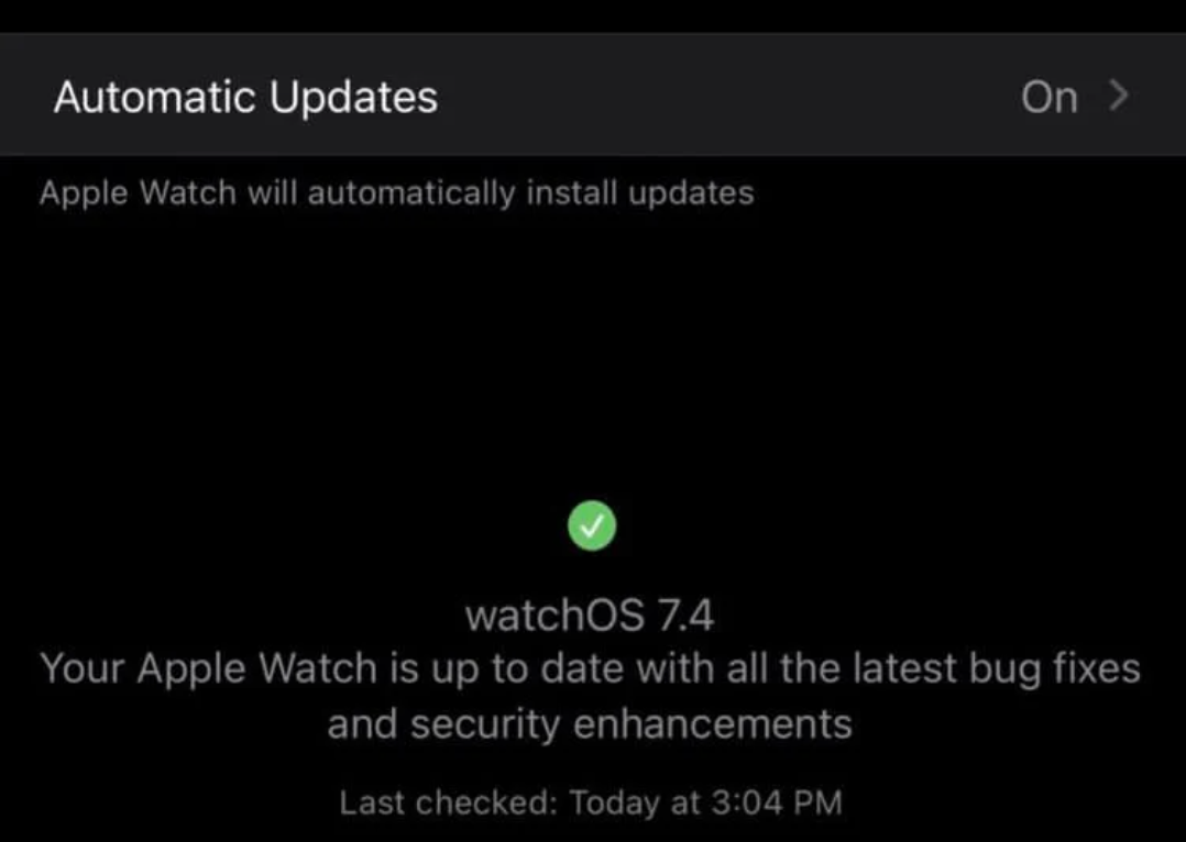 new Watch app interface